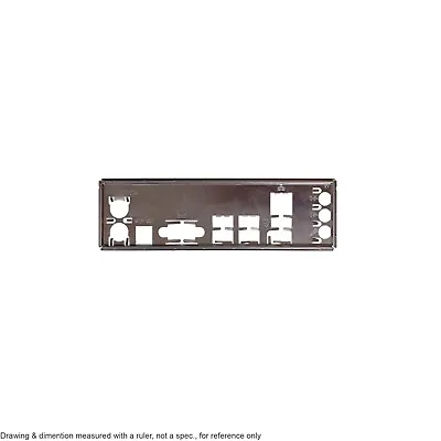 Mother Board IO Shield Bracket Back Plate ASUS M4A77T/USB3 • $3