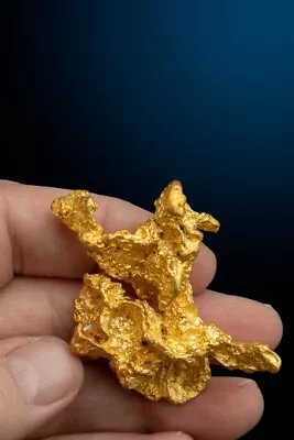 Intricate And Large - Natural Australian Natural Gold Nugget - 107.11 Grams • $12649