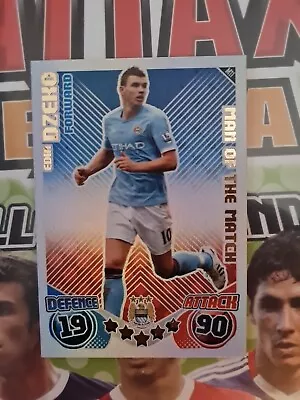 Match Attax Extra 10/11 Man Of The Match Edin Dzeko • £1.50