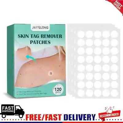120pcs Skin Tag Remover Patch Wart Treatment Stickers Quick Absorb Plaster Tools • £3.71