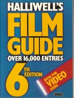 Halliwell's Film Guide (Paladin Books) By Leslie Halliwell. 9780586087701 • £3.50
