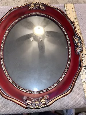 Vintage Wooden Oval Wall Hanging Picture Frame • $29.99