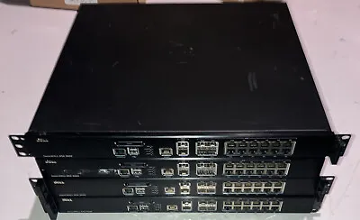 LOT OF 4 Dell SonicWALL NSA 4600 3600 Network Security Appliance Unknown Status • $120