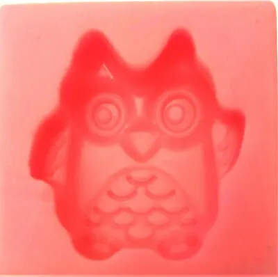 Owl Silicone Mold 1.5  Candy Soap Fondant Chocolate Marzipan Resin Fast Ship • $7.99