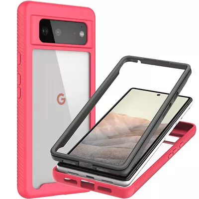 For Google Pixel 6 Phone Case Full Body Slim Military Grade Clear Cover Hard • $7.19