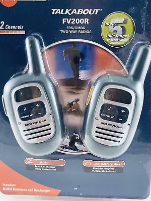 Motorola Talkabout 2-Way Walkie Talkies FV200 • $33.99