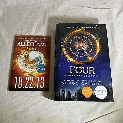 SIGNED Four A Divergent Collection Veronica Roth 2014 First Printing Edition • $21.25