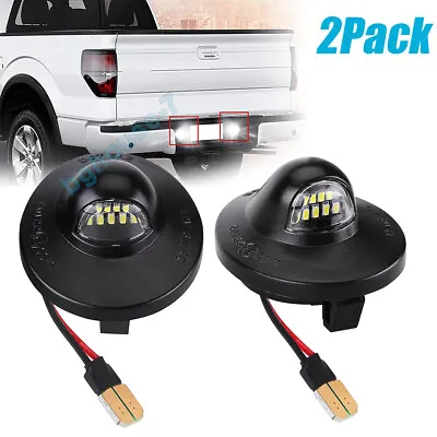 2x For Ford F150 F250 F350 LED License Plate Light Tag Lamp Assembly Replacement • $7.50