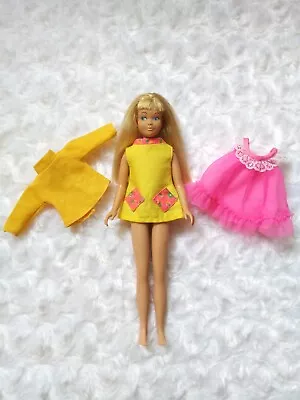 Vintage Barbie Skipper Doll Pale Lemon Blonde...Straight Leg Doll... & Clothing! • $44.99