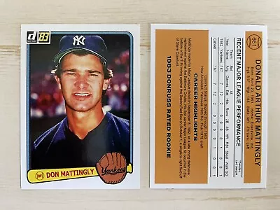 Don Mattingly Rookie RC ACEO Custom What If RC Card • $5