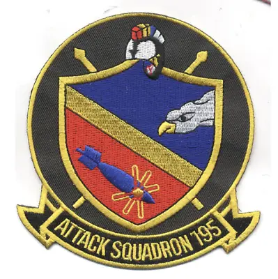 $28.99 • Buy 4.5  Navy Va-195 Aviation Attack Squadron Embroidered Patch