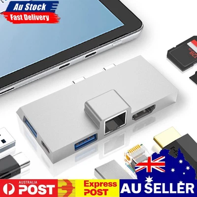 $34.79 • Buy USB Hub 7-in-1 USB Hub Expander High Speed Transmission For Surface Pro 8 9 X