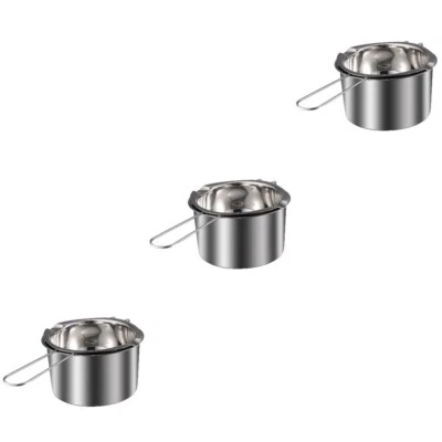 £26.53 • Buy 3 Sets Wax Melter For Candle Making Chocolate Melt Pan Melting Pot DIY Kits