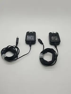 Lot If (2) OEM MOTOROLA Charger (1) SPN5187B & (1) SPN5185B.Genuine. Tested • $9.99