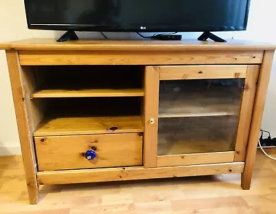 Solid Wood High Quality Ikea Tv Storage Unit With Adjustable Shelves • £10