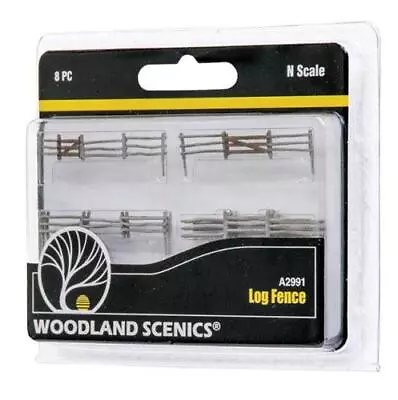 Woodland Scenics A2991 N Scale Log Fence • $12.49