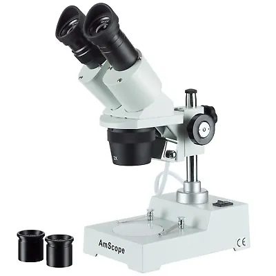 AmScope SE304R-PY 20X-30X-40X-60X Sharp Forward Stereo Microscope • $271.73