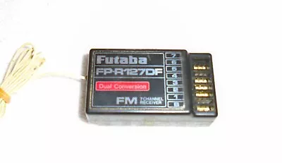 Futaba Dual Conv FP-R127DF FM 7 Channel Receiver - 60Rx 72.990 - No Crystal - 22 • $14.95