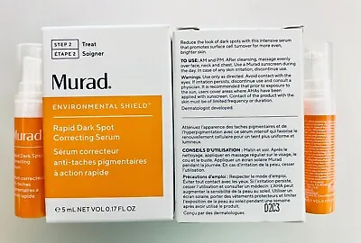 Murad Rapid Dark Spot Correcting Serum - 2 Travel Size (2 X 5 Ml) • $18.99