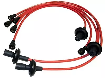 EMPI 9411 Spark Plug Ignition Wire Set. Red Silicone 7mm For Air-cooled VW Bug • $29.75