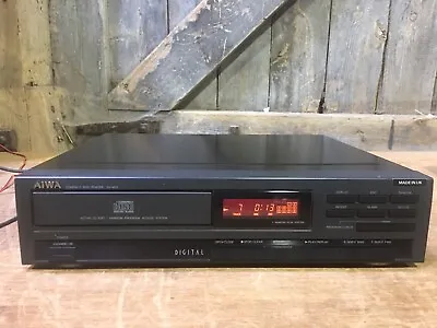 £110 • Buy Aiwa DX-M75 Compact Disc CD Player Separate Dark Grey DX M75K No Remote Control