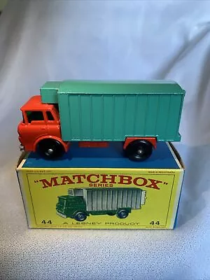 🔥 VINTAGE MATCHBOX LESNEY No.44c GMC REFRIGERATOR TRUCK ORIGINAL BOX 1967 NICE • $18.99