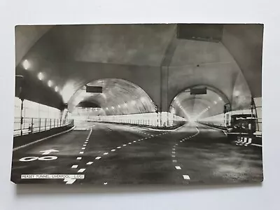 Mersey Tunnel Liverpool Merseyside Real Photo Postcard 1960s • £3