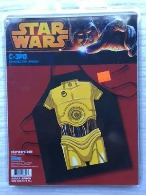 Star Wars C-3PO Droid Kitchen Grilling BBQ Cooking Chef Costume Apron ICUP • $14.95