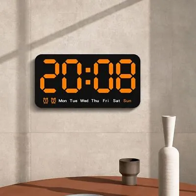 Multi-functional Electronic Wall Clock Temperature Date Display Table Clock • £9.30