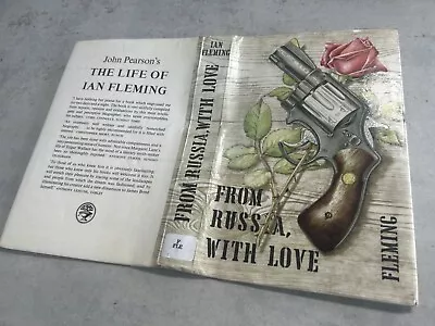 From Russia With Love FIRST EDITION Dust Jacket CAPE 1970 Ian Fleming James Bond • $49.73