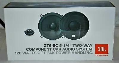 JBL GT Series GT6-5C 5.25  2-Way 120 Watt Car Component Speakers System NEW • $69