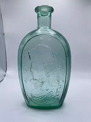$12.99 • Buy Lady Liberty And Eagle Glass Bottle Vintage