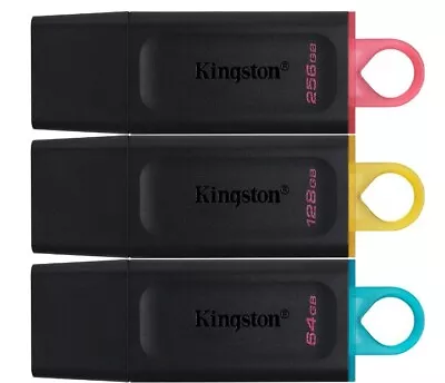 £4.48 • Buy Kingston  Exodia 32GB, 64GB, 128GB, 256GB USB 3.0 Flash Stick Pen Memory Drive