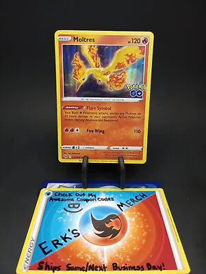 Moltres 012/078 Pokemon GO Holo Rare Pokemon Card  • $0.99