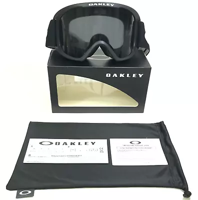 Oakley Snow Goggles O-Frame 2.0 Pro L OO7124-02 Matte Black With Dark Gray Lens • $49.99