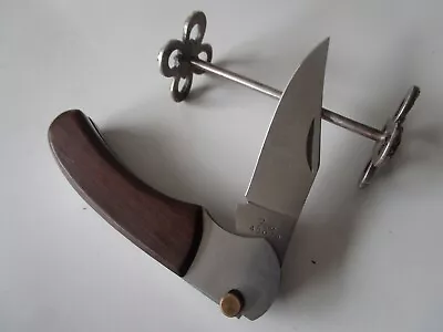 Vintage Fury 40079 Wood Handle Folding Knife • $19.95