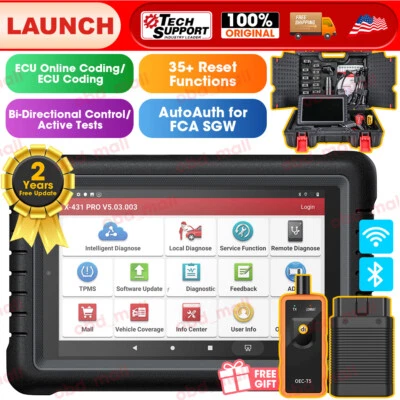 $729 • Buy 2023 LAUNCH X431 PRO V+ Elite Car Diagnostic Scanner Key Coding Bidirectional BT
