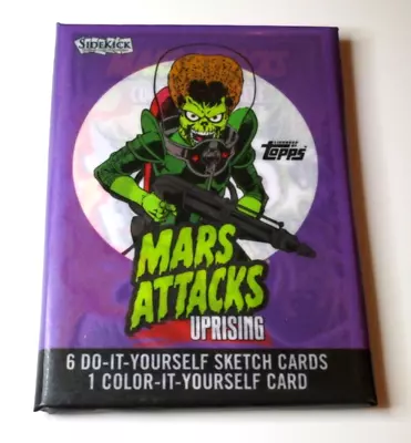 2021 Topps Sidekick Mars Attacks Uprising Sealed DO-IT YOURSELF Sketch Pack ! • $29.95