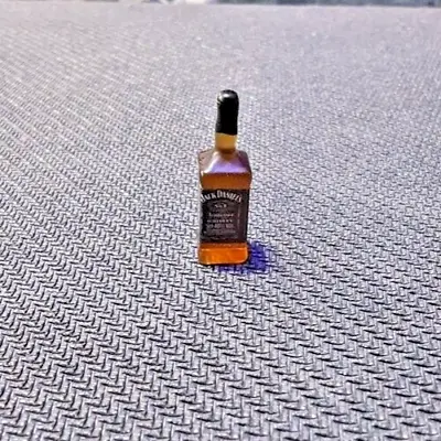 Dollhouse Miniature Partial Bottle Of Of Whiskey 1:24 Scale Fast US Shipping • $8.99
