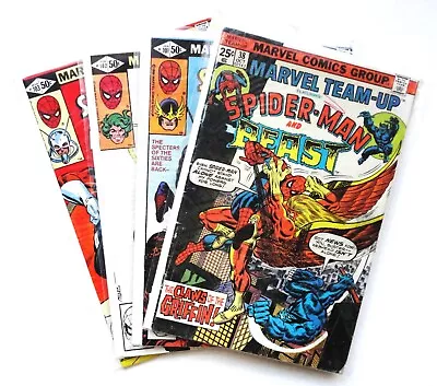 MARVEL TEAM-UP - Lot Of 4 / #s 38 101-103 / Spider-Man / Bronze Age / 1975/1981 • $20