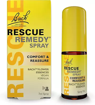 Bach Rescue Remedy Spray Flower Essences Comfort And Reassure Emotional And 1 • £9.45