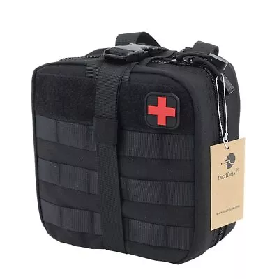 First Aid Pouch Patch Bag Molle Hook And Loop Amphibious Tactical Kit Emergency • $26.89