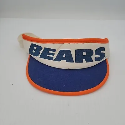 Vintage Chicago Bears NFL Official Licensed Product Russ Hat Sun Visor Rare • $14.99