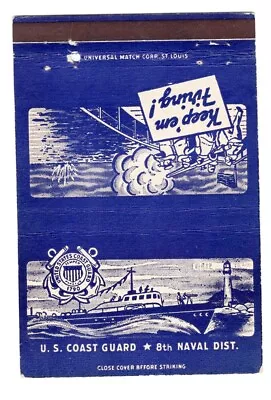 Matchbook: U.S. Coast Guard 8th Naval District - New Orleans Louisiana • $9.95