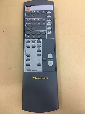 Original Nakamichi AV Amplifier Audio Remote Control AV-3S • $56.99