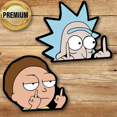 Rick And Morty Middle Finger Sticker • $5.45