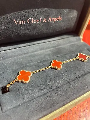 VAN CLEEF & ARPELS ALHAMBRA BRACELET With Box & Certificate - B3838 • $5250