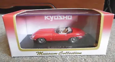 Kyosho Museum Collection  Jaguar E-type Roadster  In Red 1/43 Scale Number 3061r • £9.99