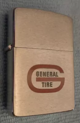 Zippo Lighter - General Tire With Logo - Vintage Used • $57.77