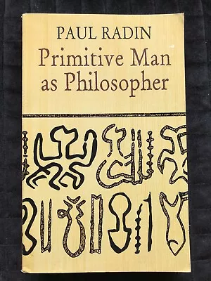 $25 • Buy Primitive Man As Philosopher By Paul Radin 2002 Dover Edition